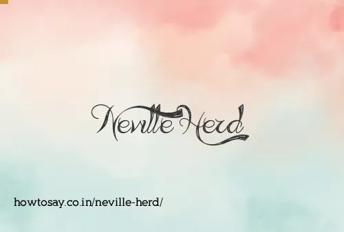Neville Herd