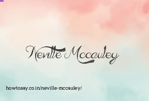 Neville Mccauley