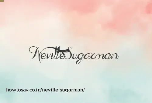 Neville Sugarman