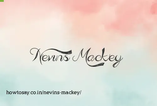 Nevins Mackey