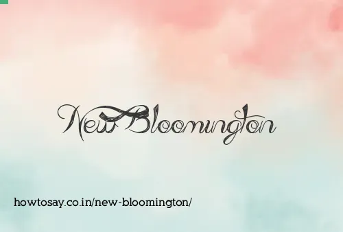New Bloomington