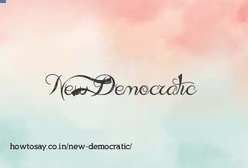 New Democratic