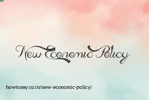 New Economic Policy