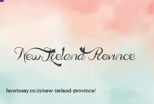 New Ireland Province
