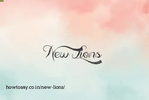 New Lions