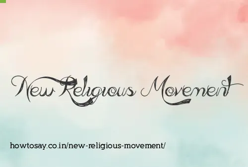 New Religious Movement