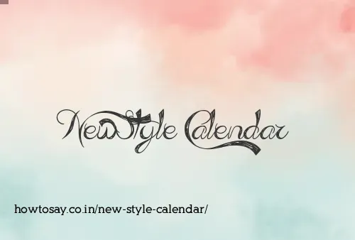 New Style Calendar