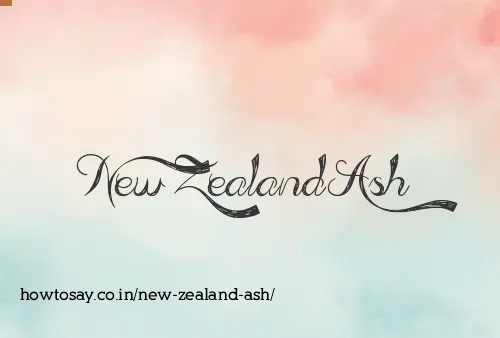 New Zealand Ash