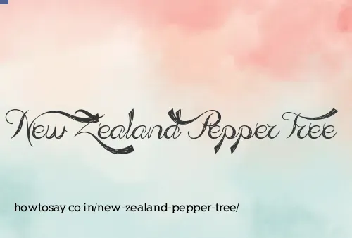 New Zealand Pepper Tree