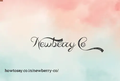 Newberry Co