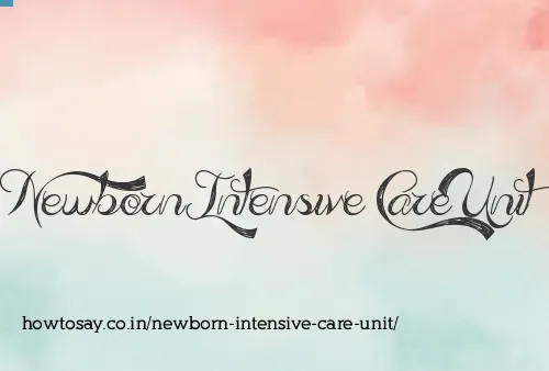 Newborn Intensive Care Unit