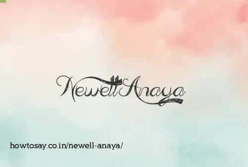 Newell Anaya