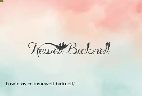 Newell Bicknell