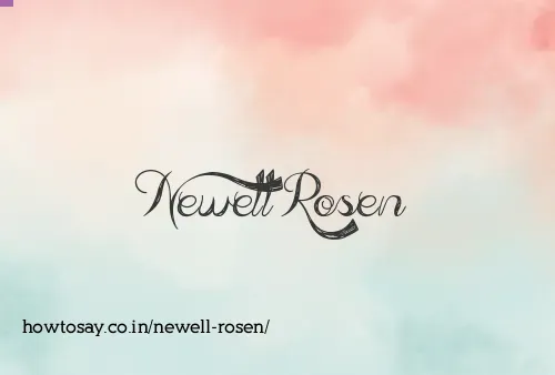 Newell Rosen