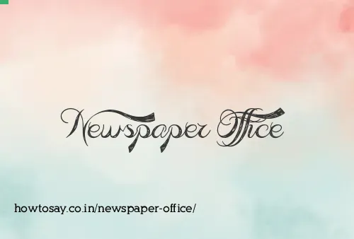 Newspaper Office