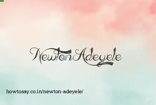 Newton Adeyele