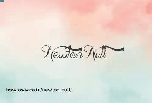 Newton Null