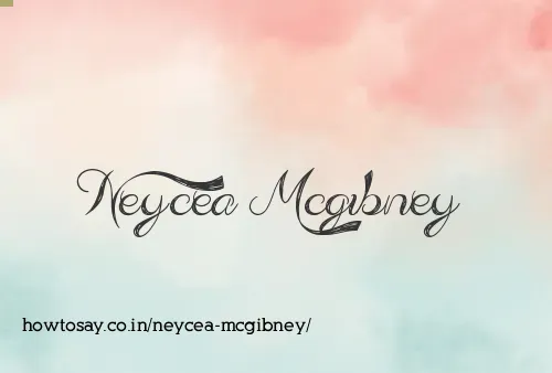 Neycea Mcgibney