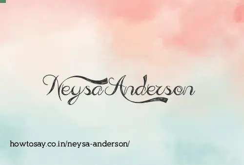 Neysa Anderson
