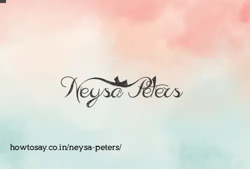 Neysa Peters