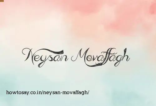 Neysan Movaffagh
