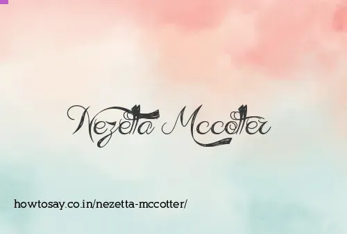 Nezetta Mccotter