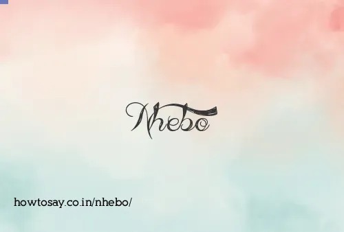 Nhebo