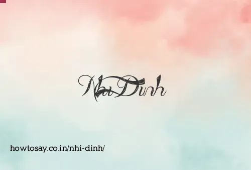 Nhi Dinh
