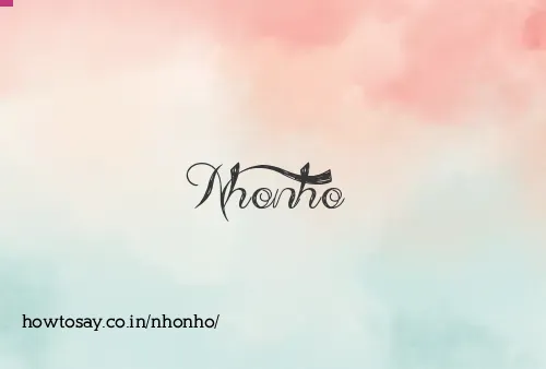 Nhonho