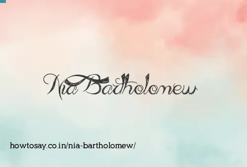 Nia Bartholomew