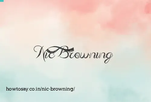 Nic Browning