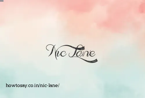 Nic Lane