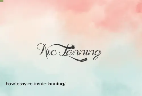 Nic Lanning