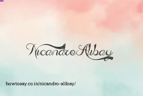 Nicandro Alibay