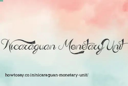 Nicaraguan Monetary Unit