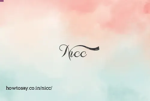 Nicc