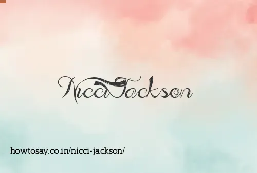 Nicci Jackson