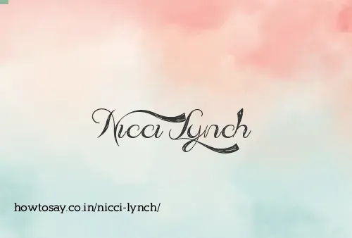 Nicci Lynch