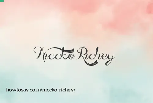 Niccko Richey
