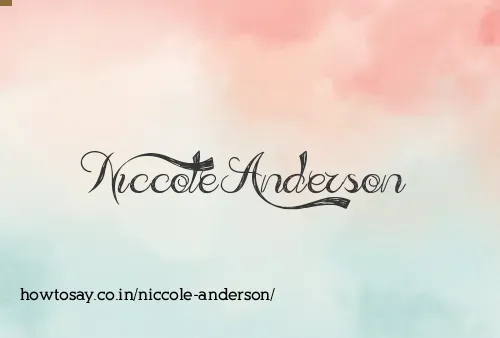 Niccole Anderson