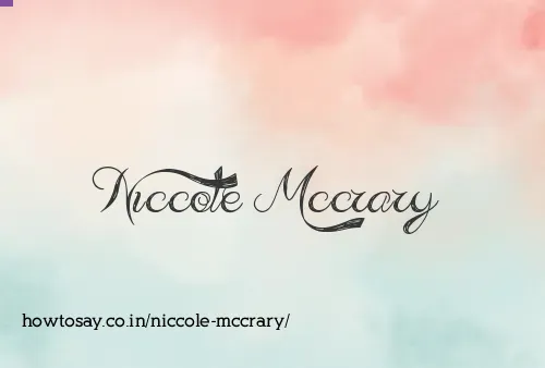 Niccole Mccrary