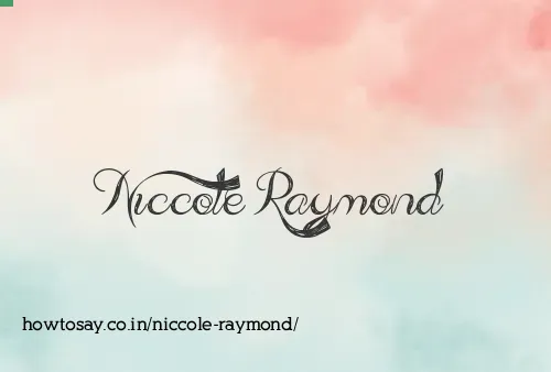 Niccole Raymond