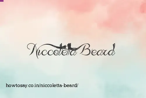 Niccoletta Beard