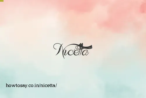 Nicetta