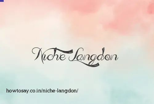 Niche Langdon
