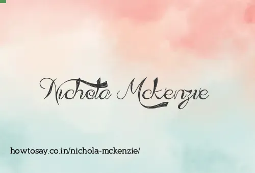 Nichola Mckenzie