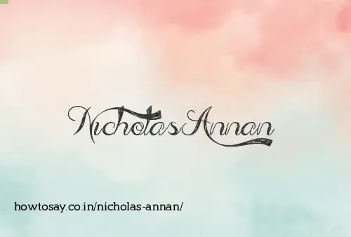 Nicholas Annan
