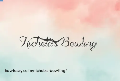 Nicholas Bowling
