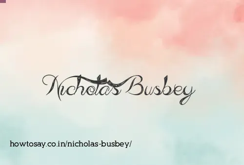Nicholas Busbey