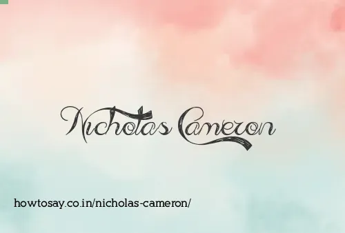 Nicholas Cameron